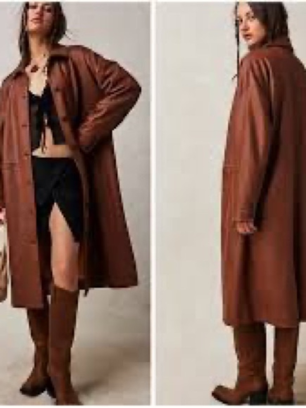 Free People Carmen Vegan Suede Duster – Size XS